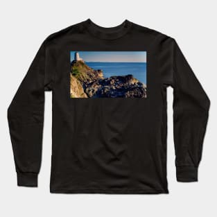 THE ROCKY COASTAL SHORE OF LLANDDWYN Long Sleeve T-Shirt